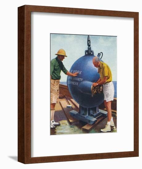 The Bathysphere, 1938-Unknown-Framed Giclee Print