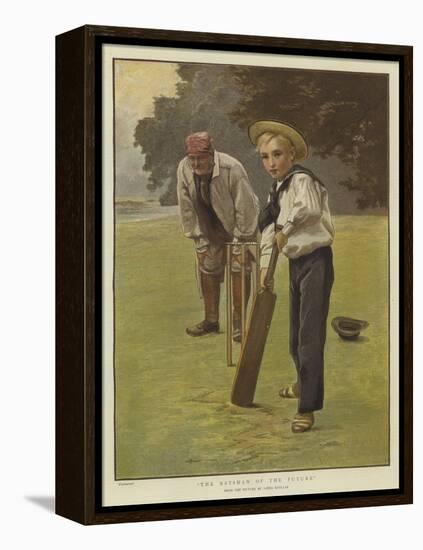 The Batsman of the Future-James Hayllar-Framed Premier Image Canvas