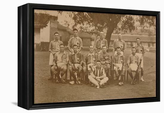 The Battalion Hockey Team of the First Battalion, the Queen's Own Royal West Kent Regiment-null-Framed Premier Image Canvas