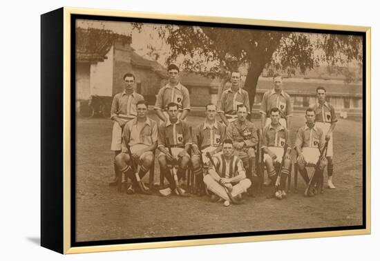 The Battalion Hockey Team of the First Battalion, the Queen's Own Royal West Kent Regiment-null-Framed Premier Image Canvas