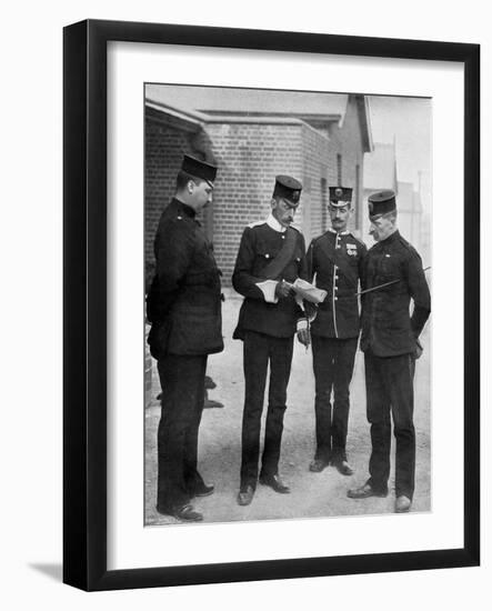 The Battalion Staff of the Die Hards, 1896-Gregory & Co-Framed Giclee Print