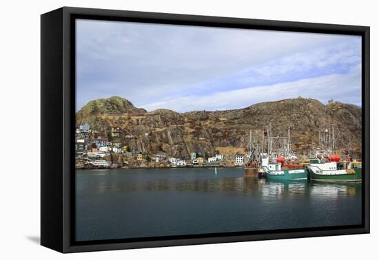 The Battery, St. John's, Newfoundland, Canada-Patrick J. Wall-Framed Premier Image Canvas