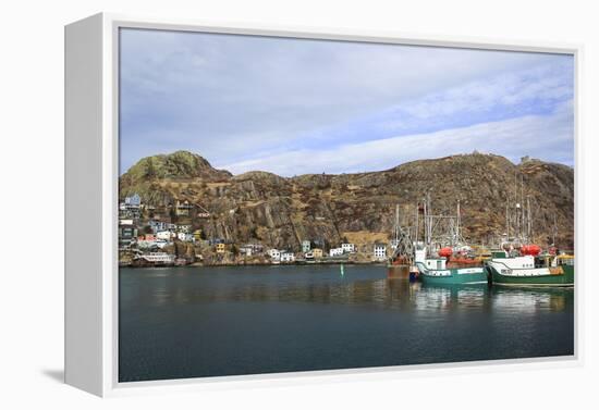 The Battery, St. John's, Newfoundland, Canada-Patrick J. Wall-Framed Premier Image Canvas