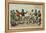 The Battle Between Cribb and Molineaux-George Cruikshank-Framed Premier Image Canvas