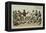 The Battle Between Cribb and Molineaux-George Cruikshank-Framed Premier Image Canvas