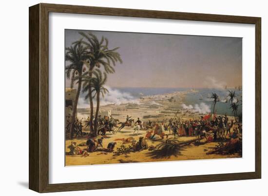 The Battle of Aboukir, 25th July 1799-Louis Lejeune-Framed Giclee Print