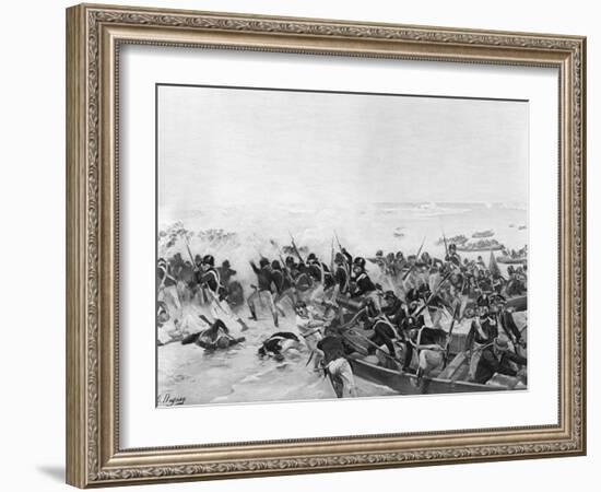 The Battle of Aboukir, Egypt, 1801-Henri-Louis Dupray-Framed Giclee Print