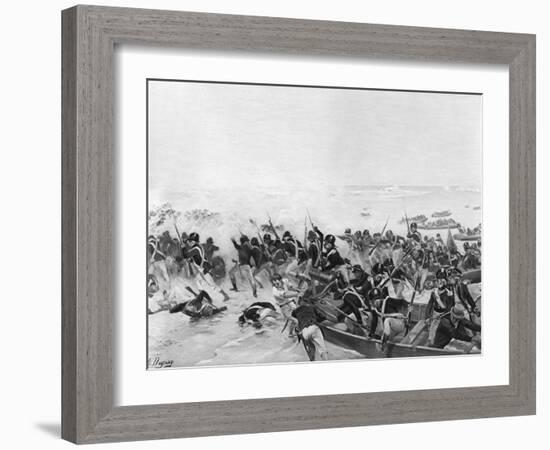 The Battle of Aboukir, Egypt, 1801-Henri-Louis Dupray-Framed Giclee Print