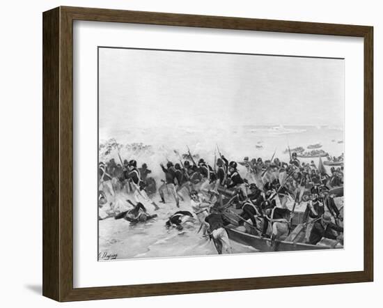 The Battle of Aboukir, Egypt, 1801-Henri-Louis Dupray-Framed Giclee Print