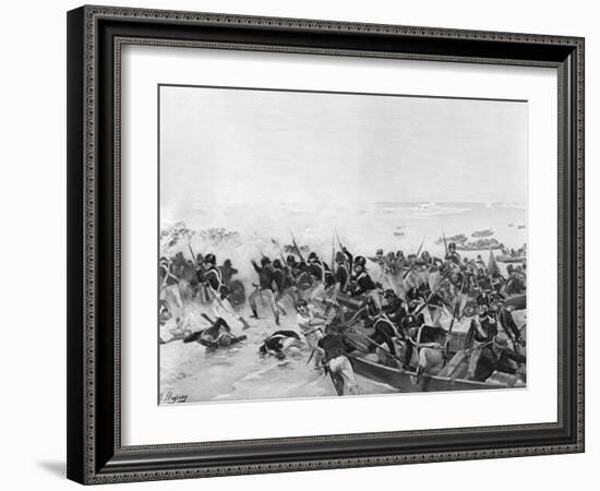 The Battle of Aboukir, Egypt, 1801-Henri-Louis Dupray-Framed Giclee Print