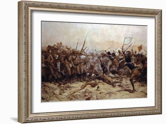 The Battle of Abu Klea, 17th January 1885, 1896-William Barnes Wollen-Framed Giclee Print