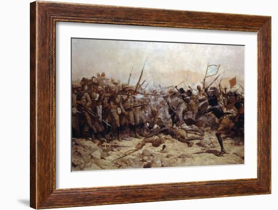 The Battle of Abu Klea, 17th January 1885, 1896-William Barnes Wollen-Framed Giclee Print