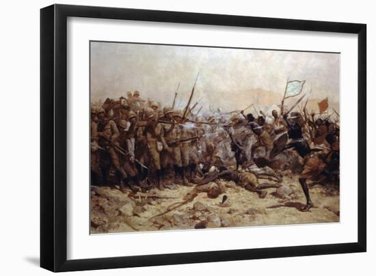 The Battle of Abu Klea, 17th January 1885, 1896-William Barnes Wollen-Framed Giclee Print