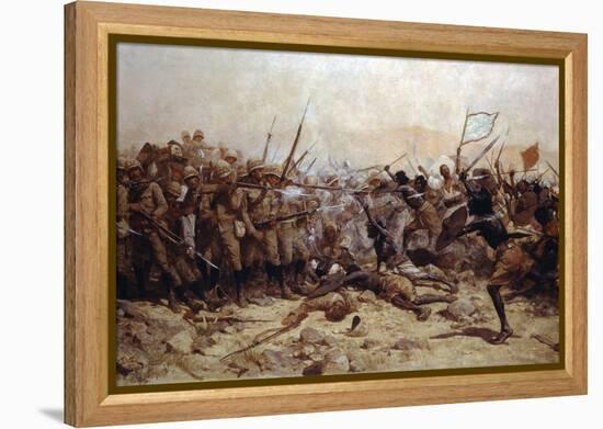 The Battle of Abu Klea, 17th January 1885, 1896-William Barnes Wollen-Framed Premier Image Canvas