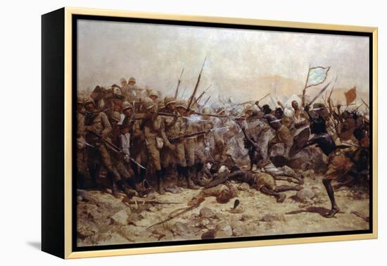 The Battle of Abu Klea, 17th January 1885, 1896-William Barnes Wollen-Framed Premier Image Canvas