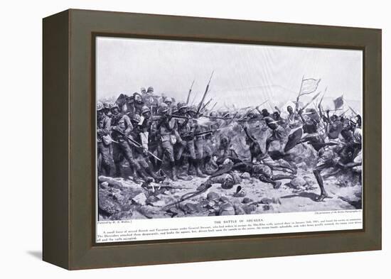 The Battle of Abu-Klea January 16, 1885 Ad, C.1920-William Barnes Wollen-Framed Premier Image Canvas