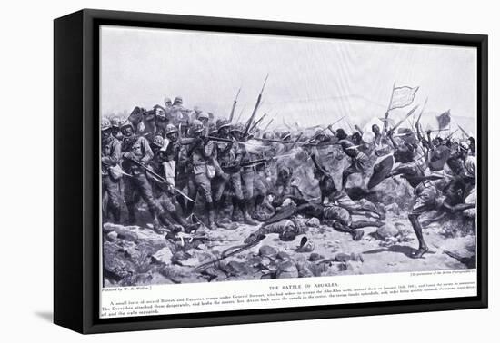 The Battle of Abu-Klea January 16, 1885 Ad, C.1920-William Barnes Wollen-Framed Premier Image Canvas