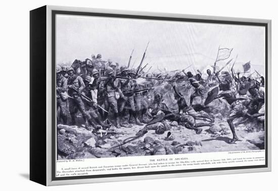 The Battle of Abu-Klea January 16, 1885 Ad, C.1920-William Barnes Wollen-Framed Premier Image Canvas