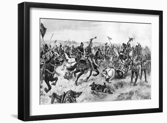 The Battle of Agincourt, 25 October 1415-null-Framed Giclee Print