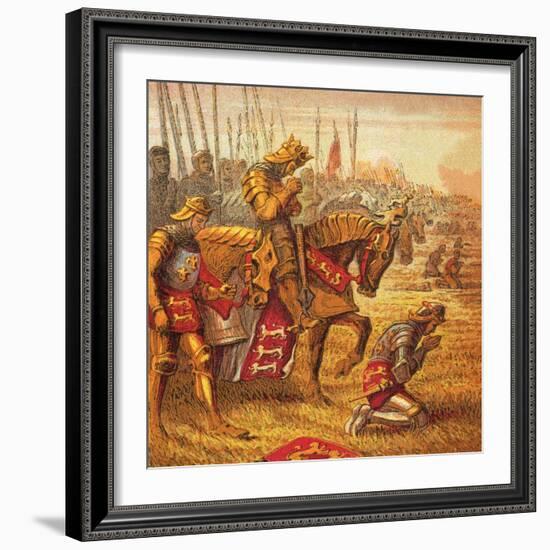 The Battle of Agincourt-English-Framed Giclee Print