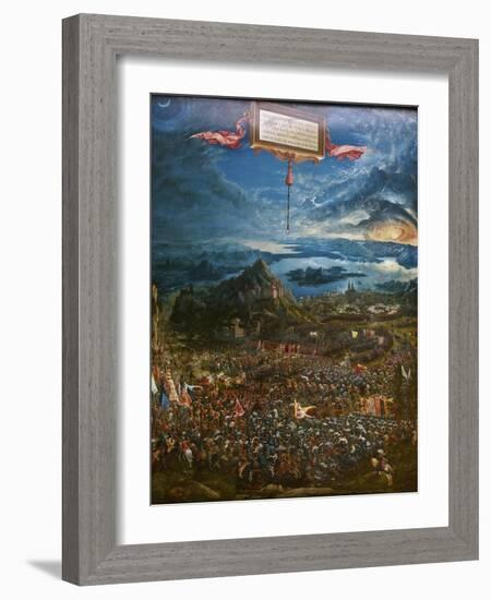 The Battle of Alexander at Issus, 1529-Albrecht Altdorfer-Framed Giclee Print