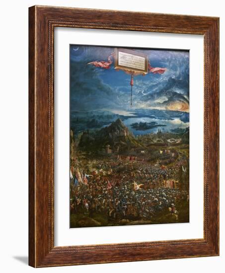 The Battle of Alexander at Issus, 1529-Albrecht Altdorfer-Framed Giclee Print