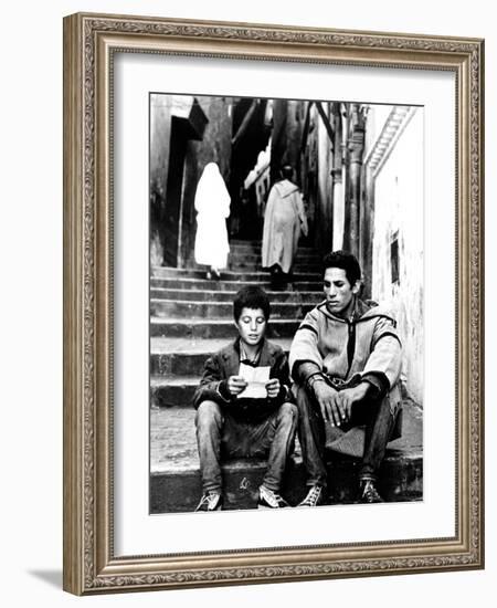 The Battle Of Algiers, Mohamed Ben Kassen, Brahim Haggiag, 1965-null-Framed Photo