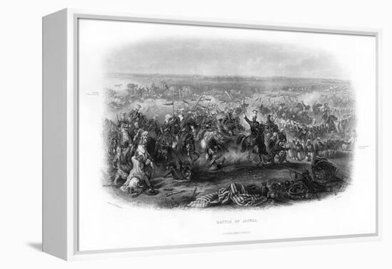 The Battle of Aliwal, 19th Century-JJ Crew-Framed Premier Image Canvas