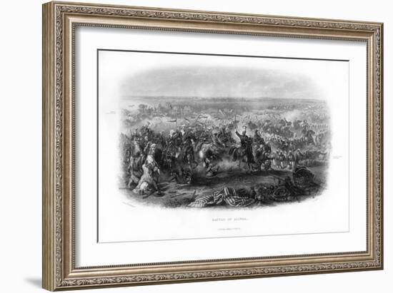 The Battle of Aliwal, 19th Century-JJ Crew-Framed Giclee Print