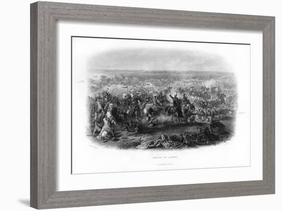 The Battle of Aliwal, 19th Century-JJ Crew-Framed Giclee Print