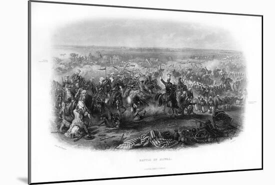 The Battle of Aliwal, 19th Century-JJ Crew-Mounted Giclee Print