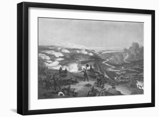 The Battle of Alma', 1855 (1909)-William Simpson-Framed Giclee Print