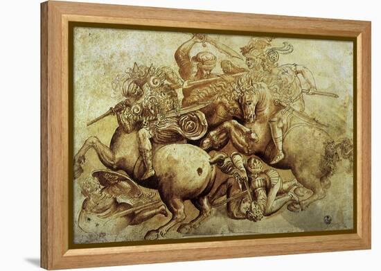 The Battle of Anghiari, 1500-Leonardo da Vinci-Framed Premier Image Canvas