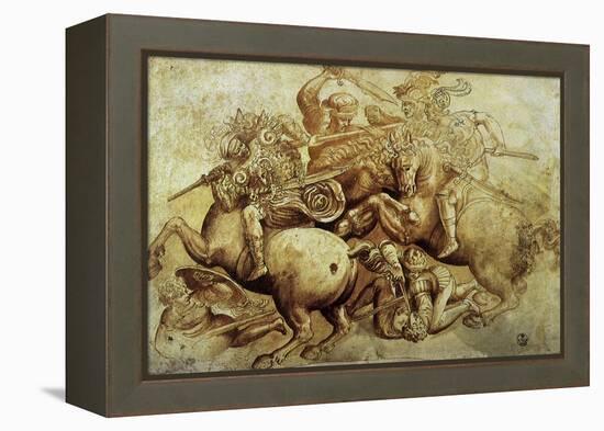 The Battle of Anghiari, 1500-Leonardo da Vinci-Framed Premier Image Canvas