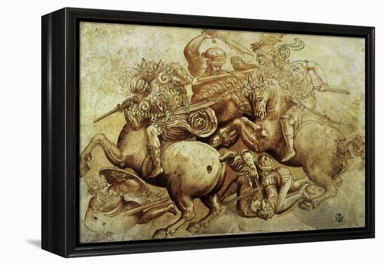 The Battle of Anghiari, 1500-Leonardo da Vinci-Framed Premier Image Canvas