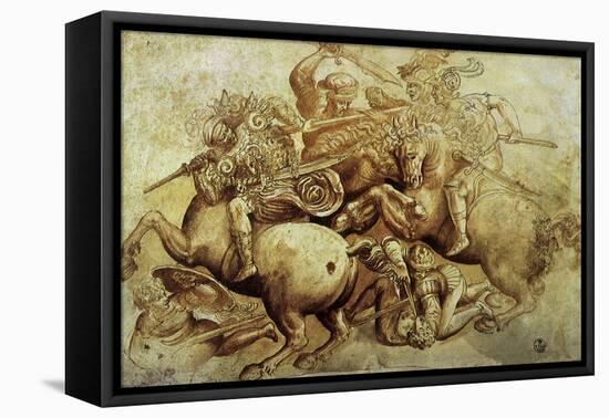 The Battle of Anghiari, 1500-Leonardo da Vinci-Framed Premier Image Canvas