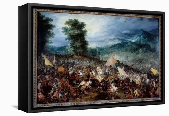 The Battle of Arbels (Or Issos) Alexander the Great (356-323 Bc) and His Army during the Battle of-Jan the Elder Brueghel-Framed Premier Image Canvas