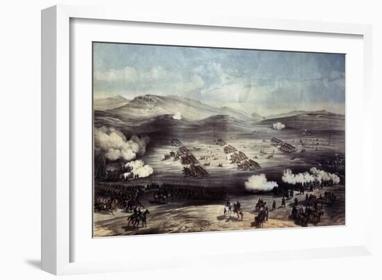 The Battle of Balaclava on October 25, 1854-William Simpson-Framed Giclee Print