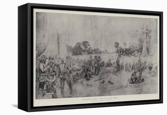 The Battle of Benin, Rally Round the Admiral!-Henry Charles Seppings Wright-Framed Premier Image Canvas