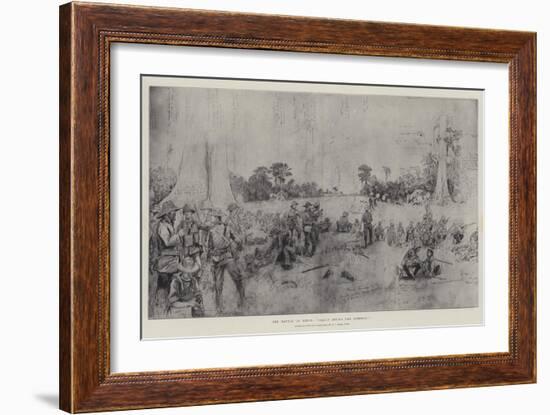 The Battle of Benin, Rally Round the Admiral!-Henry Charles Seppings Wright-Framed Giclee Print