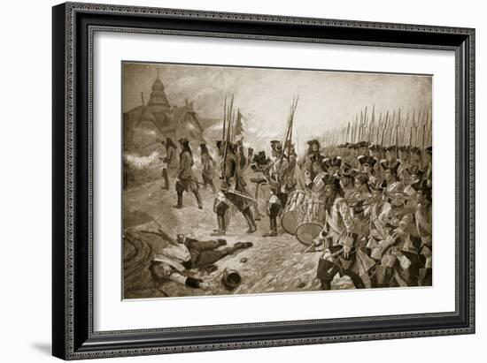 The Battle of Blenheim: Storming the Village-Richard Caton Woodville II-Framed Giclee Print