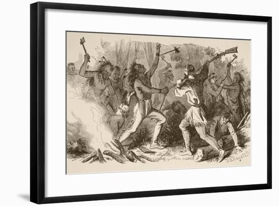 The Battle of Bloody Brook on September the 18Th, 1675-null-Framed Giclee Print