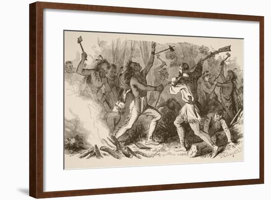 The Battle of Bloody Brook on September the 18Th, 1675-null-Framed Giclee Print