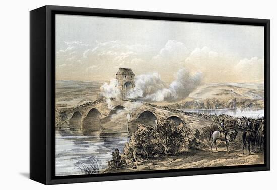 The Battle of Bothwell Bridge, 1679-Robertson-Framed Premier Image Canvas