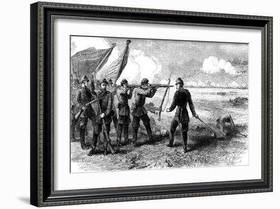 The Battle of Bull Run, Virginia, 1861-null-Framed Giclee Print