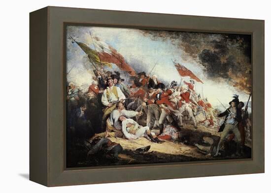The Battle of Bunker Hill-John Trumbull-Framed Stretched Canvas