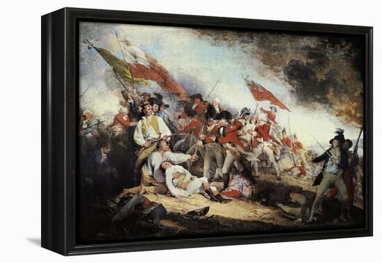 The Battle of Bunker Hill-John Trumbull-Framed Stretched Canvas