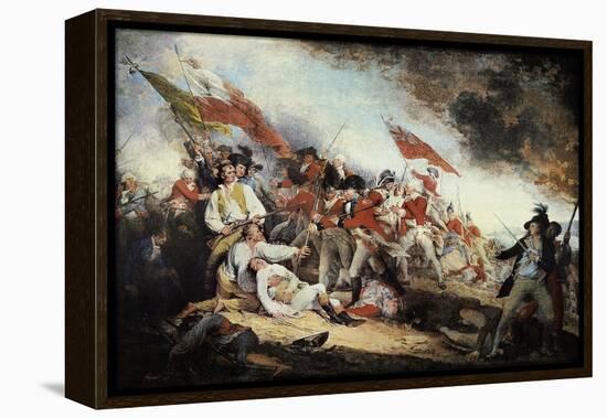 The Battle of Bunker Hill-John Trumbull-Framed Stretched Canvas