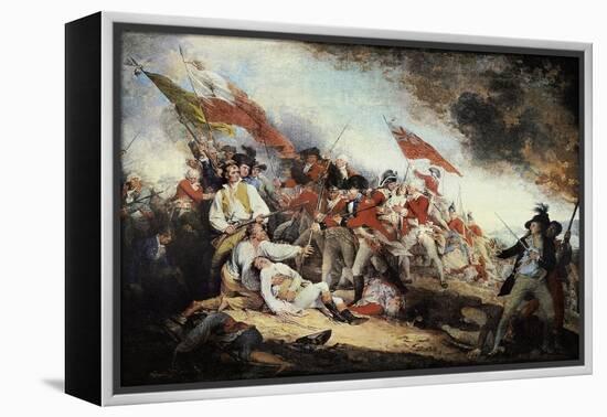 The Battle of Bunker Hill-John Trumbull-Framed Stretched Canvas