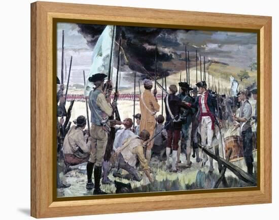 The Battle of Bunker Hill-null-Framed Premier Image Canvas